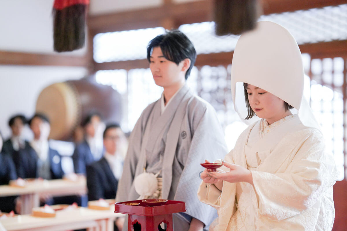 <神前式>伝統挙式とゲストと楽しむ参加型ウエディングの2枚目写真